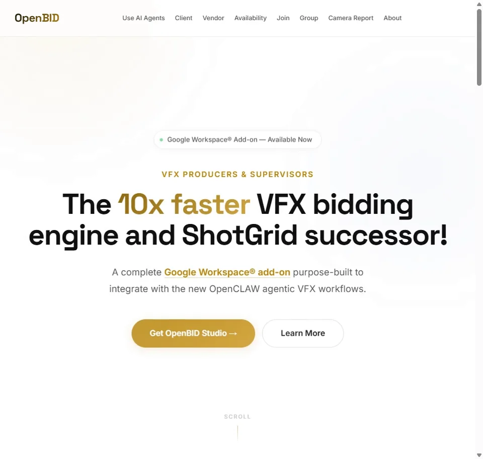 OpenBID website preview
